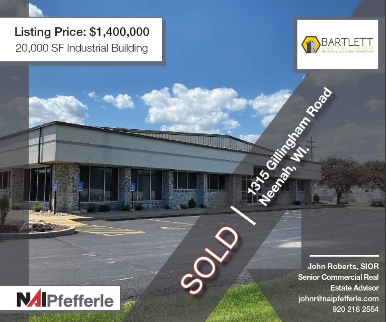 Just Sold 1315 Gillingham Road, Neenah, WI