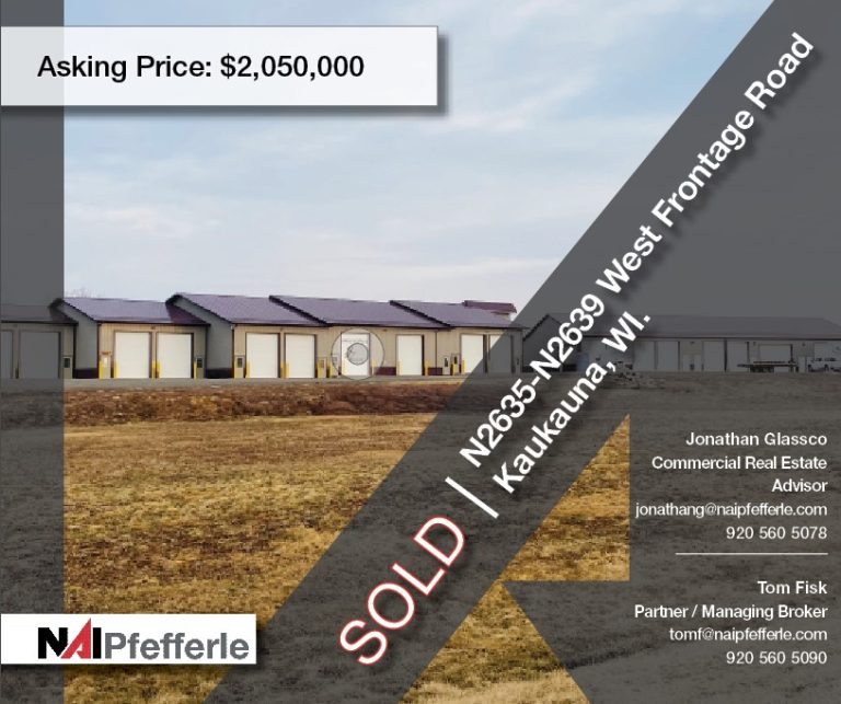 Just Sold N2635-N2639 West Frontage Road, Kaukauna, WI