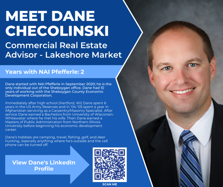 NAI Pfefferle Welcomes Dan Checolinski