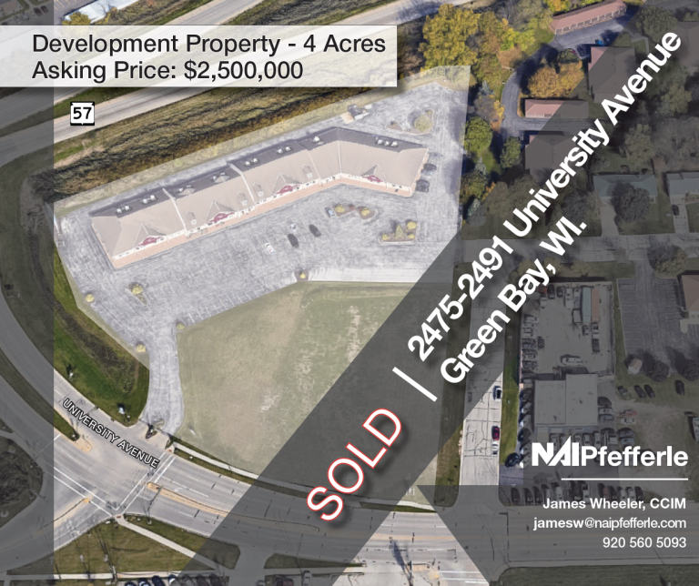 Just Sold 2475-2491 University Avenue, Green Bay, WI