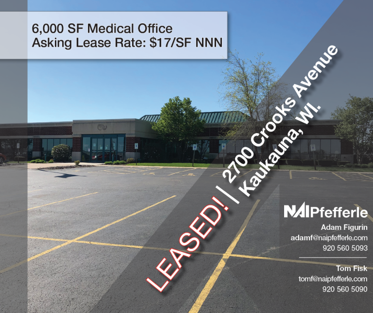 Just Leased 2700 Crooks Avenue, Kaukauna, WI