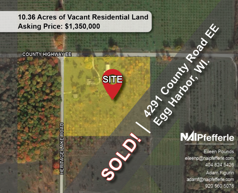 Just Sold 4291 County Road EE, Egg Harbor, WI