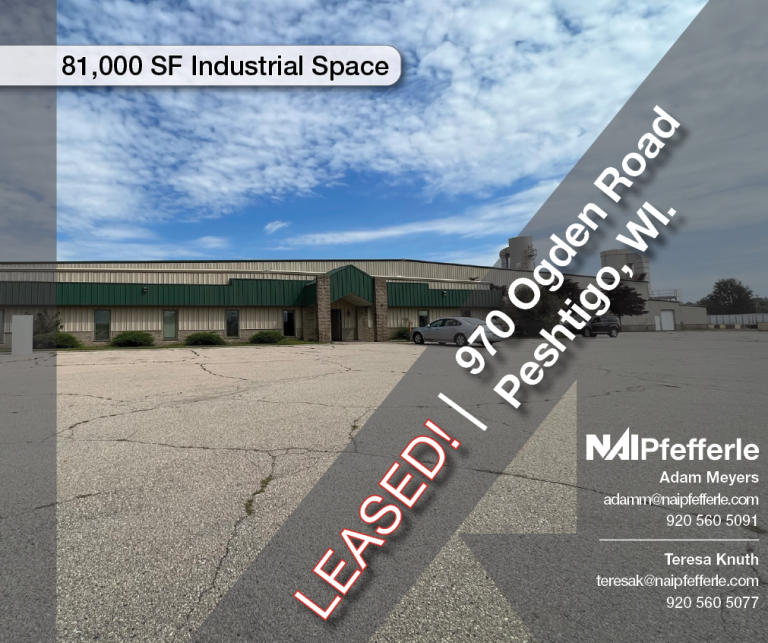 Just Leased 970 Odgen Road, Peshtigo, WI
