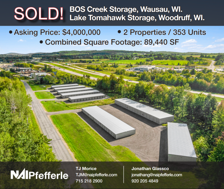 Just Sold Lake Tomahawk Storage, Woodruff, WI
