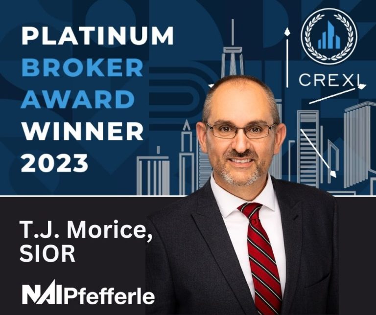 2023 Crexi Platinum Broker Award Winner T.J. Morice