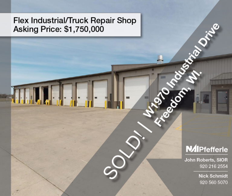Just Sold W1970 Industrial Drive, Freedom, WI