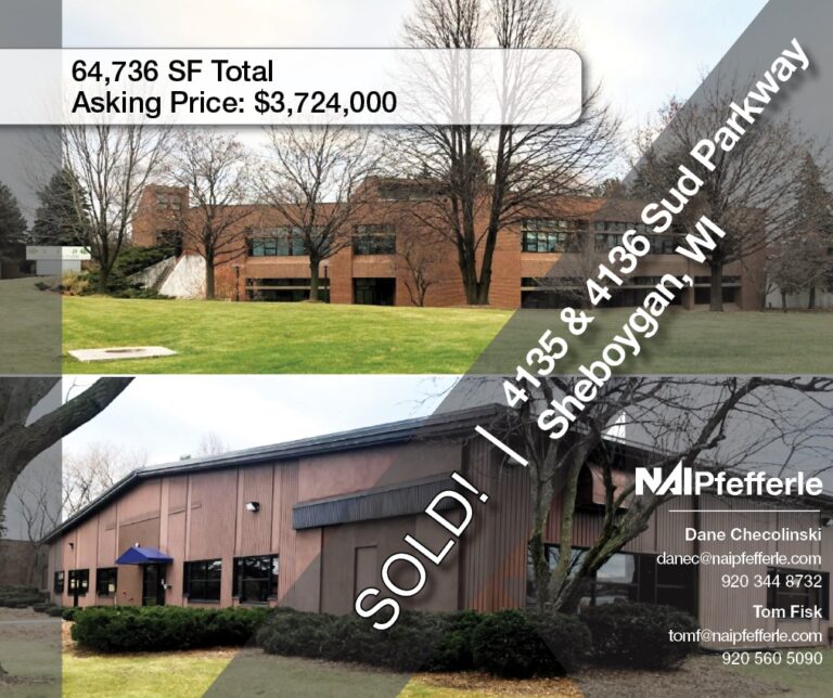 Just Sold 4135 and 4136 Sud Parkway, Sheboygan, WI