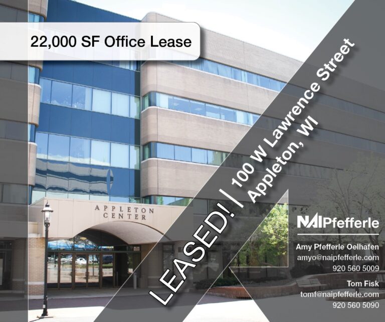 Just Leased 100 W Lawrence Street, Appleton, WI