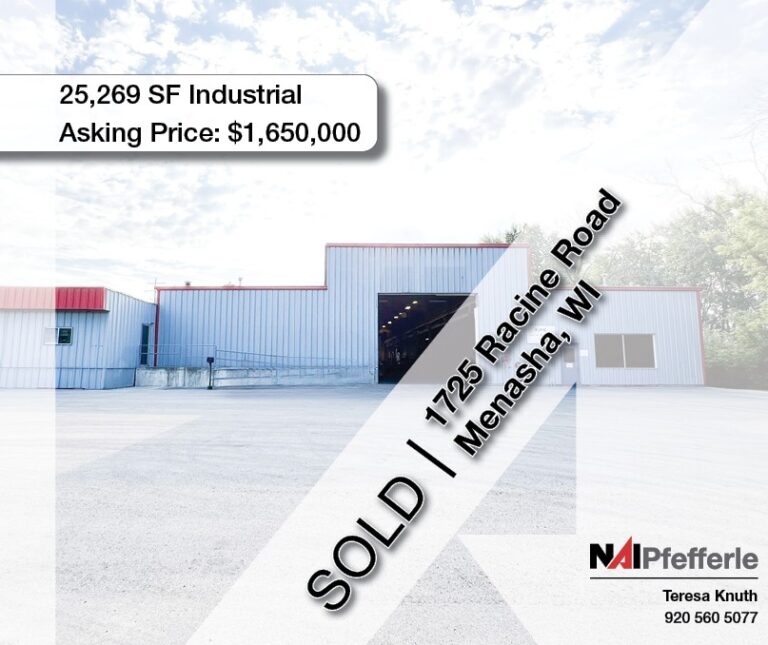 Just Sold 1725 Racine Road, Menasha, WI