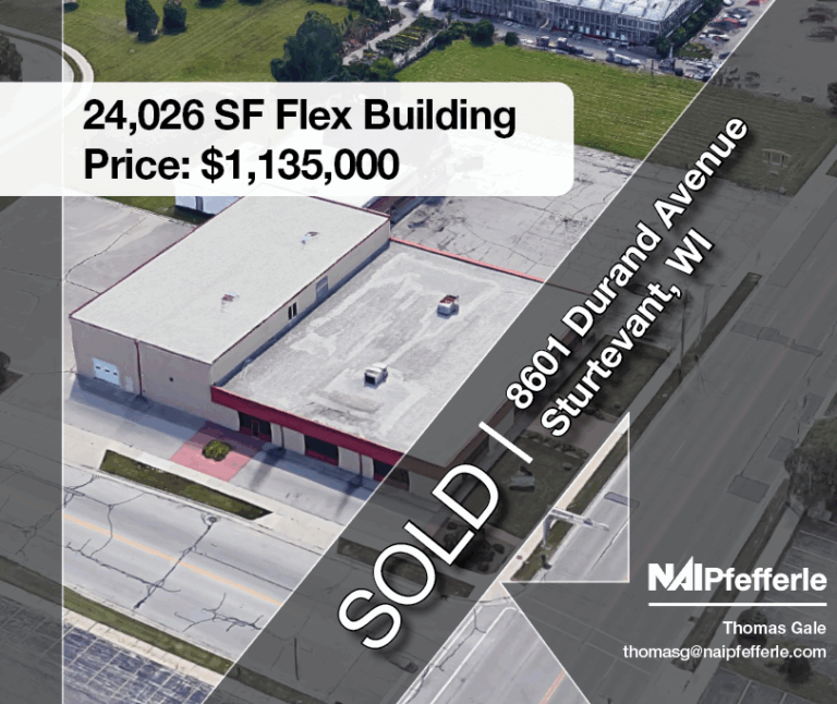 Just Sold 8601 Durand Avenue in Sturtevant