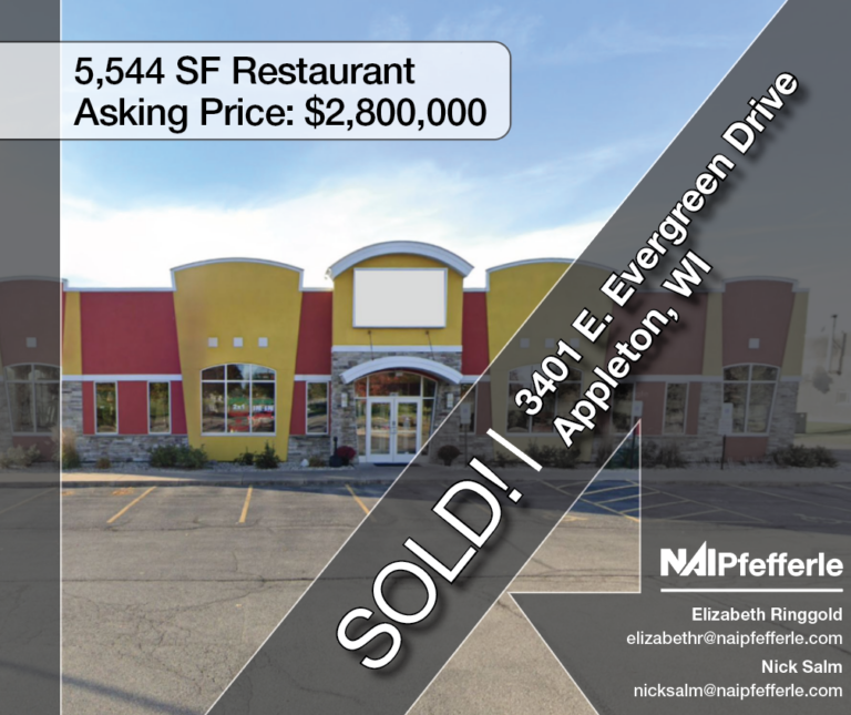 Just Sold 3401 E Evergreen Drive in Appleton
